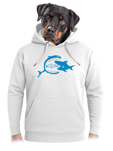 Halak unisex prémium pulóver Snowwhite
