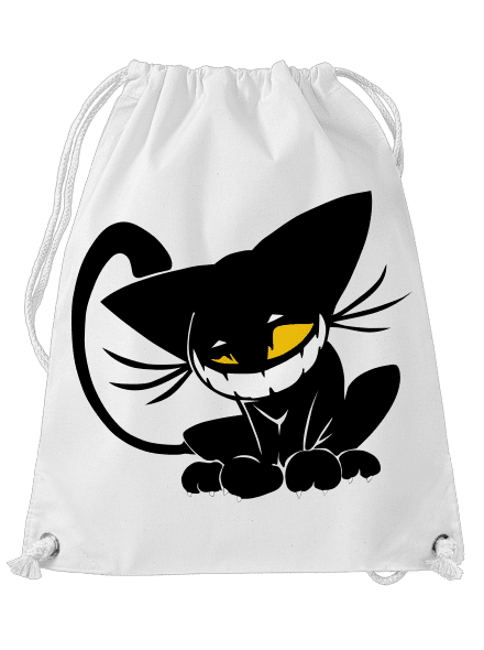 Evil cat hátizsák White