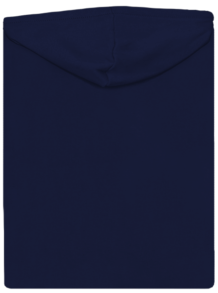 Nyomtatás nélkül cipzáras férfi pulóver Navy