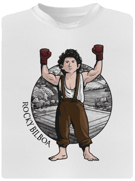 Rocky Bilboa gyerek sport póló White