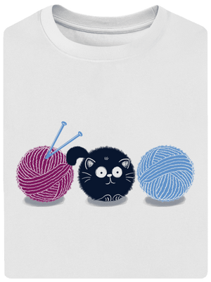 Macska unisex túlméretezett póló White