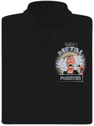 Heavy metal forever férfi pólóingek Black