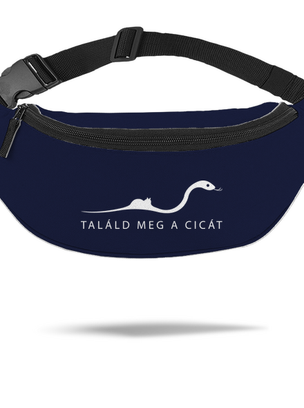 Találd meg a cicát övtáska French Navy