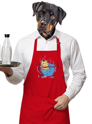 Lazítás kötény Red