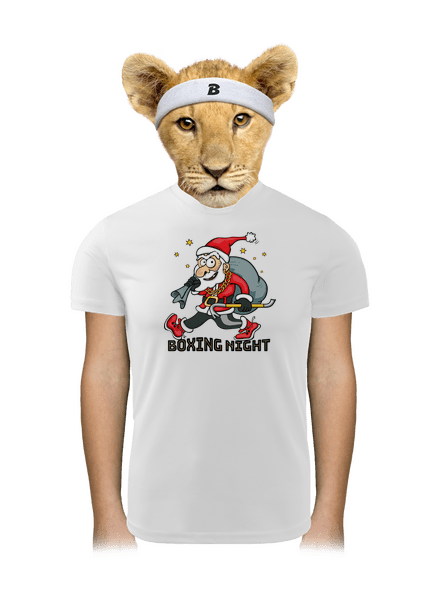 Boxing Night gyerek sport póló White