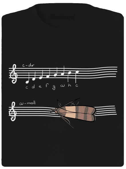 A - moll női sportpóló Black