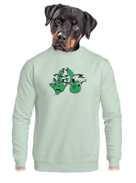 Bongo köhögés unisex crewneck Blush Mint