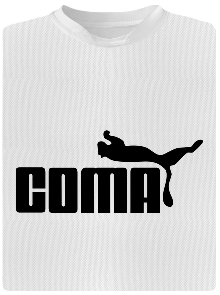Coma férfi sportpóló White