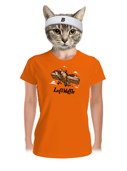 Luftwaffle női sportpóló Neon Orange