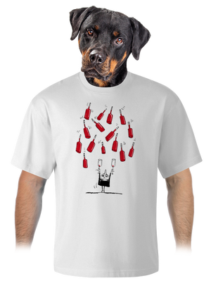 unisex túlméretezett póló