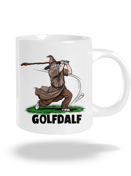 Golfdalf nagy bögre White