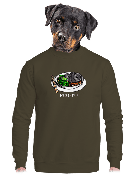 Pho-to unisex crewneck Urban Khaki