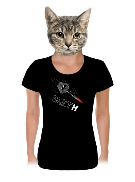 Dart(h) női póló Black