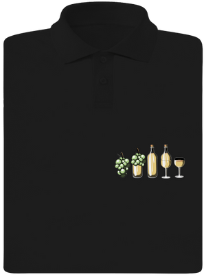 A fehérbor evolúciója férfi pólóingek Black