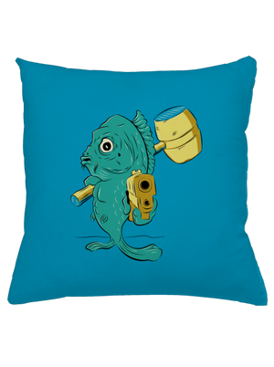 Utolsó karácsony este párna Blue Turquoise