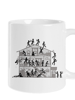 Party house hagyományos bögre White