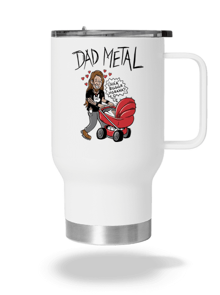 Dad metal termosz bögre White