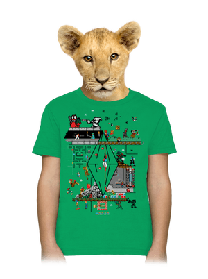 Veretés gyerek póló Kelly Green