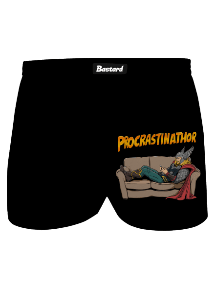 Procrastinathor férfi alsó nadrág Black