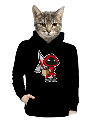 női kenguruzsebes pulóver