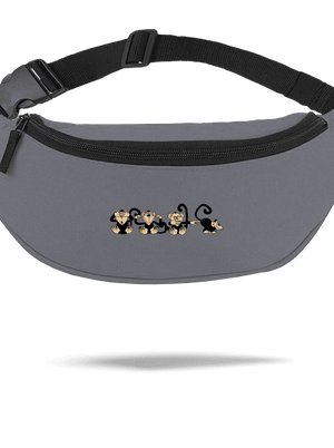 Majmok övtáska Graphite