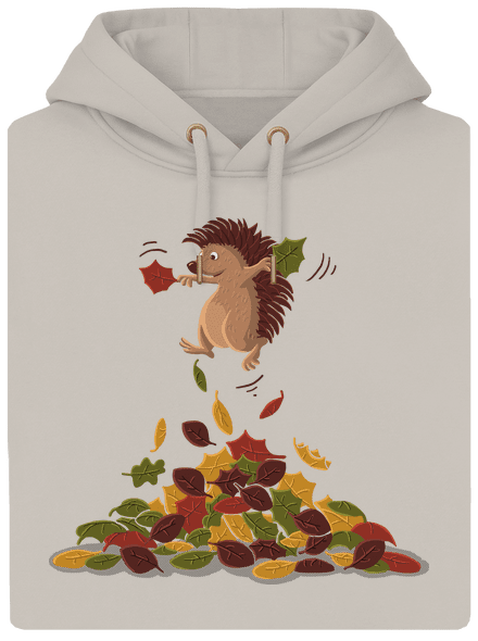 A levelek öröme unisex prémium pulóver Pastel Macchiato