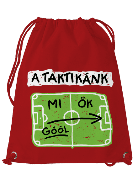 A futballtaktikánk hátizsák Red Mal