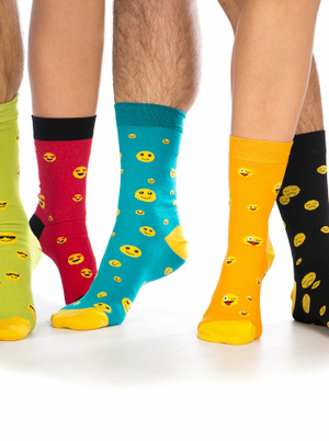 Emoji szett 5 pár zokni