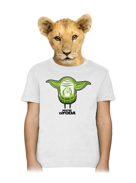 Master DiYoda gyerek póló White