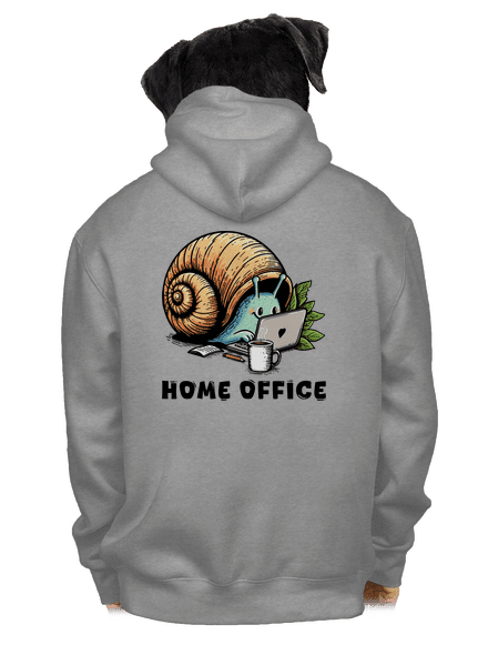 Sneka home office cipzáras férfi pulóver Light Melange