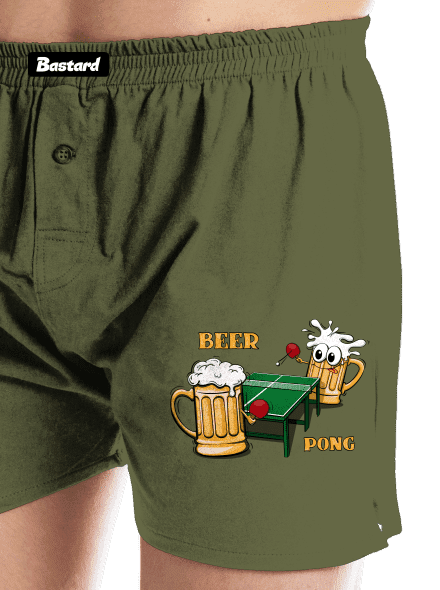 Beer pong férfi alsó nadrág Khaki