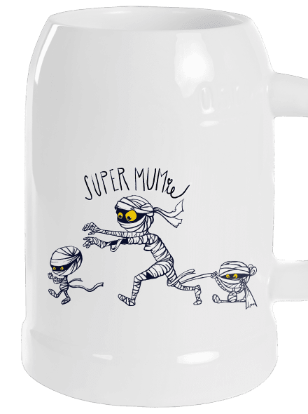 Super mumie söröskorsó White