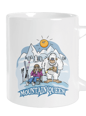 Mountain Queen nagy bögre White