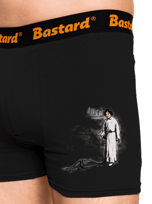 Luke és Leia boxeralsó Black