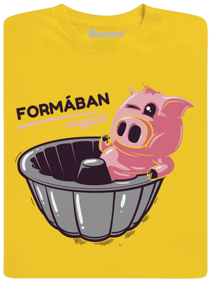 Formában férfi póló Gold