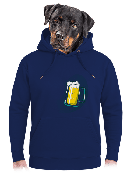A hasban unisex prémium pulóver Navy