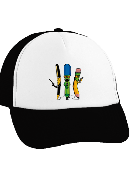 Az író banda teherautós sapka Black cap