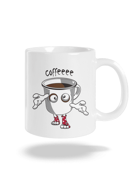 Zombie coffee hagyományos bögre White