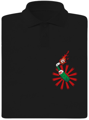 Kamikaze férfi pólóingek Black