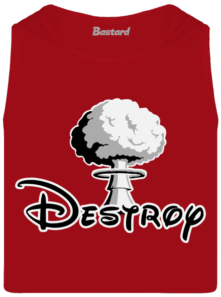 Destroy férfi trikó Red