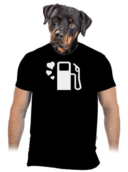 Tele kérem férfi póló Black