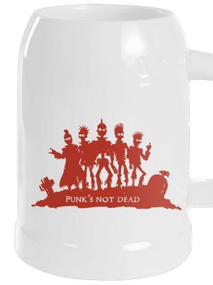 Punks not dead! söröskorsó White