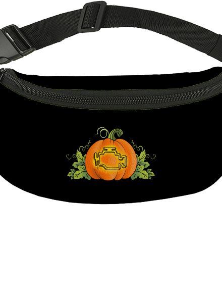 Kísérteties Halloween övtáska Black