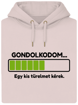 Gondolkodom unisex prémium pulóver Rose Chalk