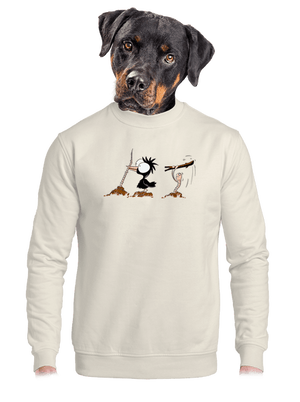 Vigyázz melyik végét fogod unisex crewneck Off White