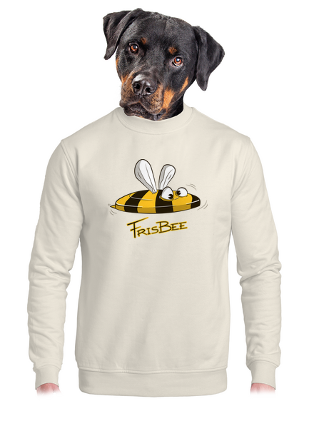 Frisbee unisex crewneck Off White