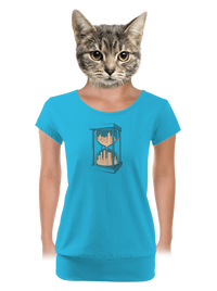 női póló elasztikus alsó szegéllyel