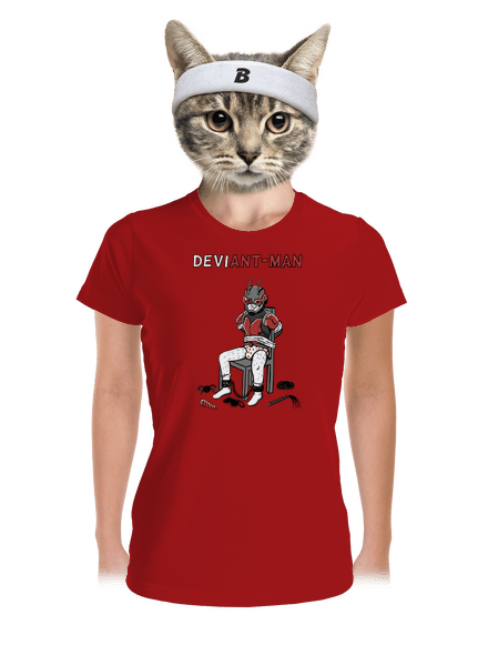 DeviAnt-man női sportpóló Red Mal
