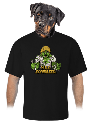 Hulk Skywalker unisex túlméretezett póló Black