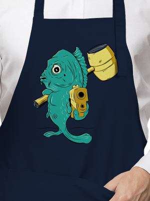 Utolsó karácsony este kötény Navy